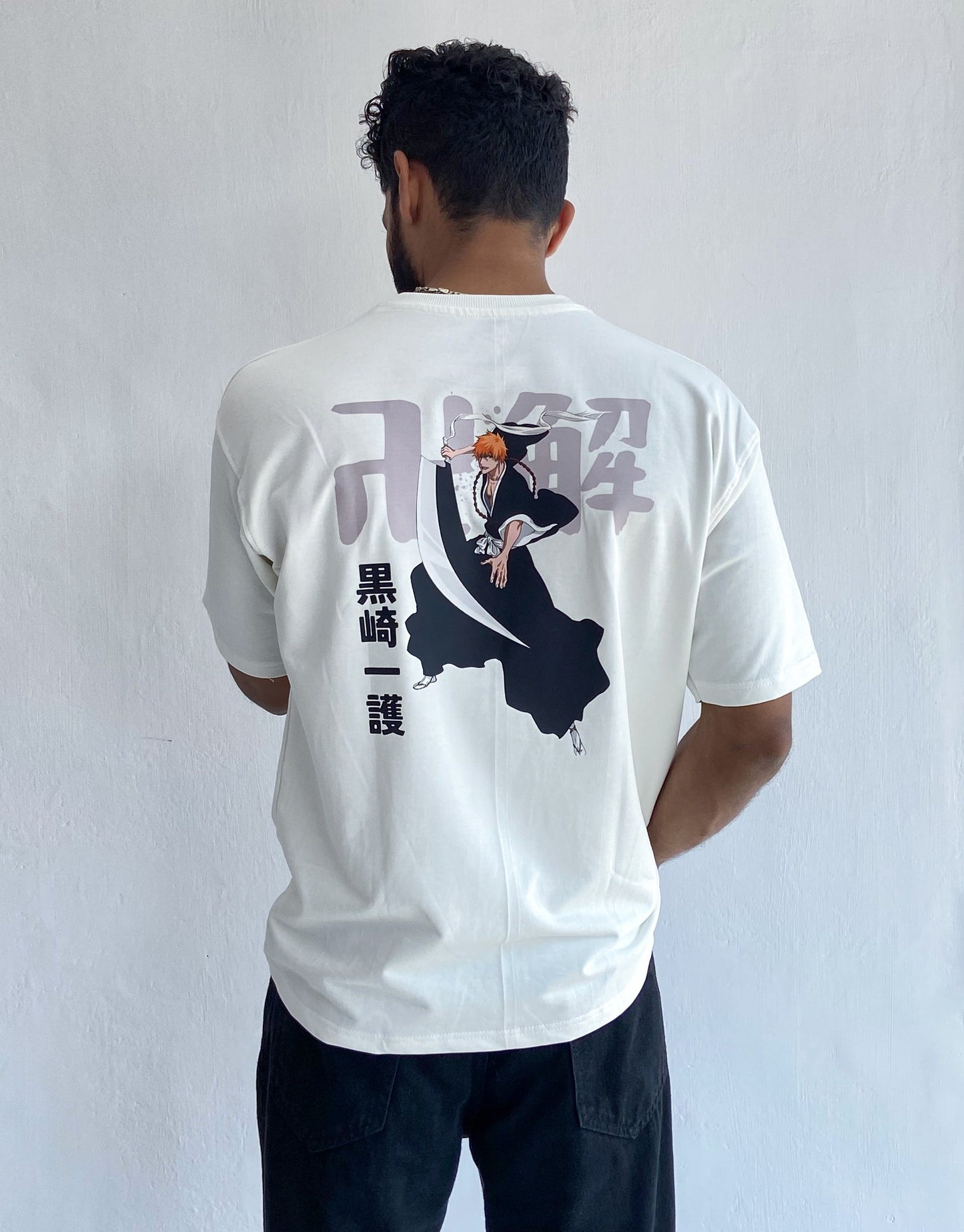 Bleach Oversized Tshirt Off-White - outwearo