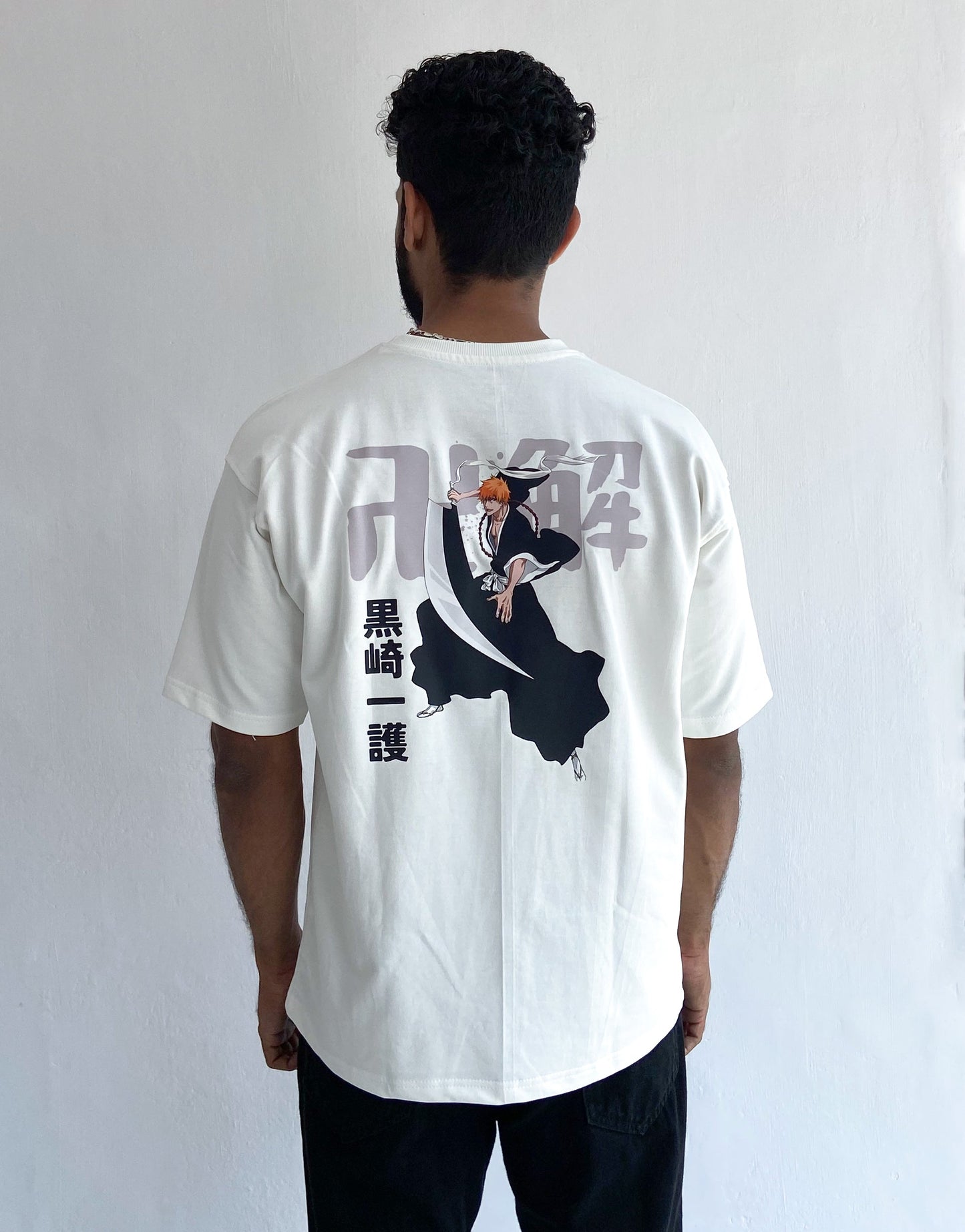 Bleach Oversized Tshirt Off-White - outwearo