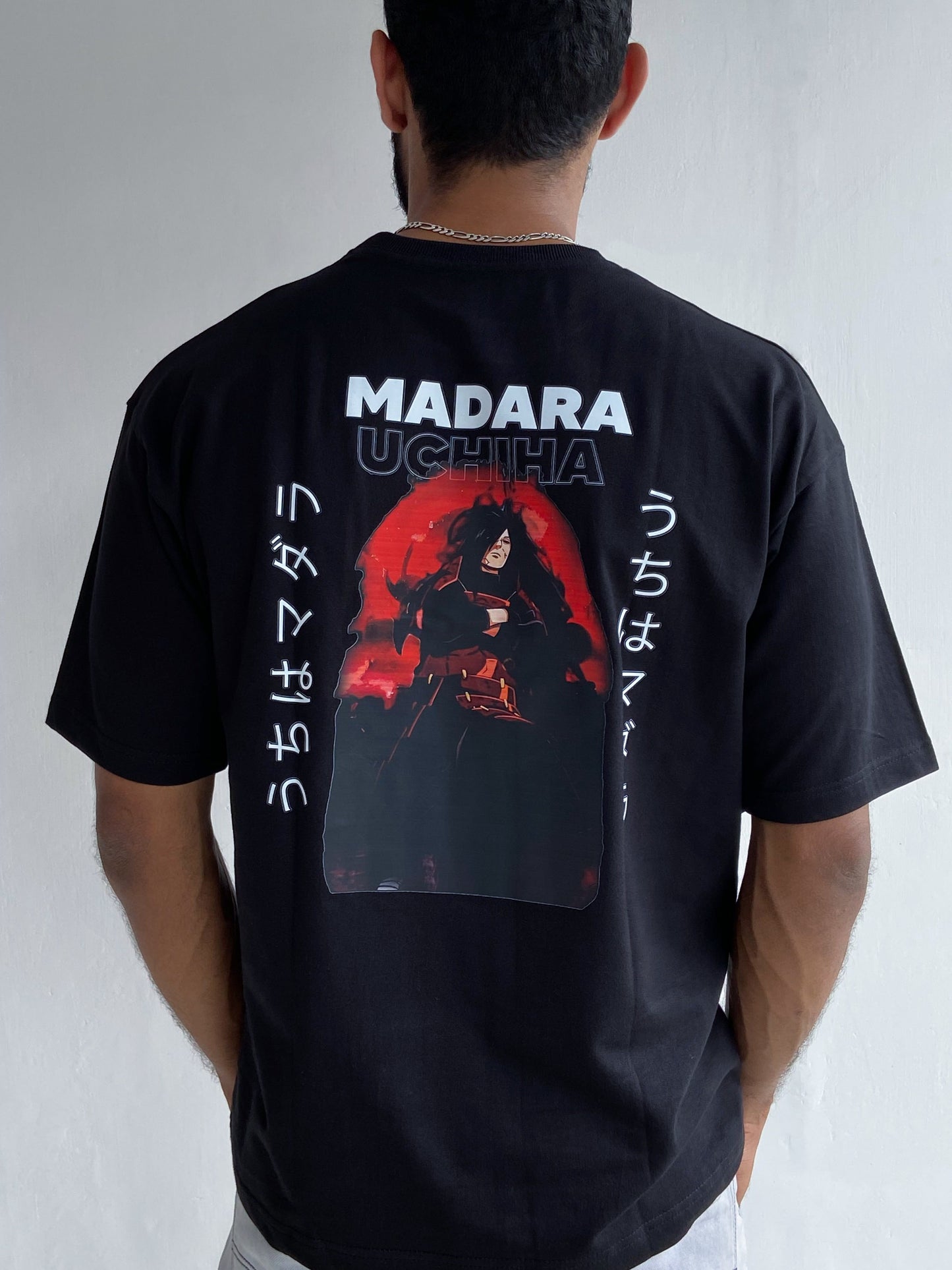 Madara Uchiha Oversized Tshirt Black - outwearo