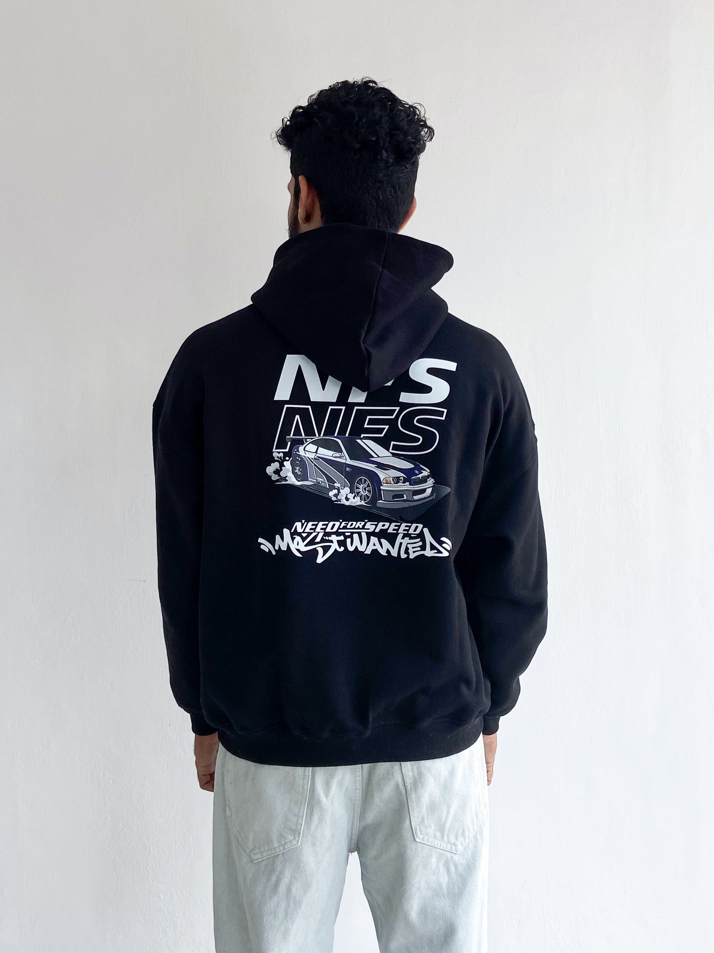 NFS Oversized Hoodie Black - outwearo