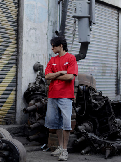 Hotwheels Oversized tshirt RED