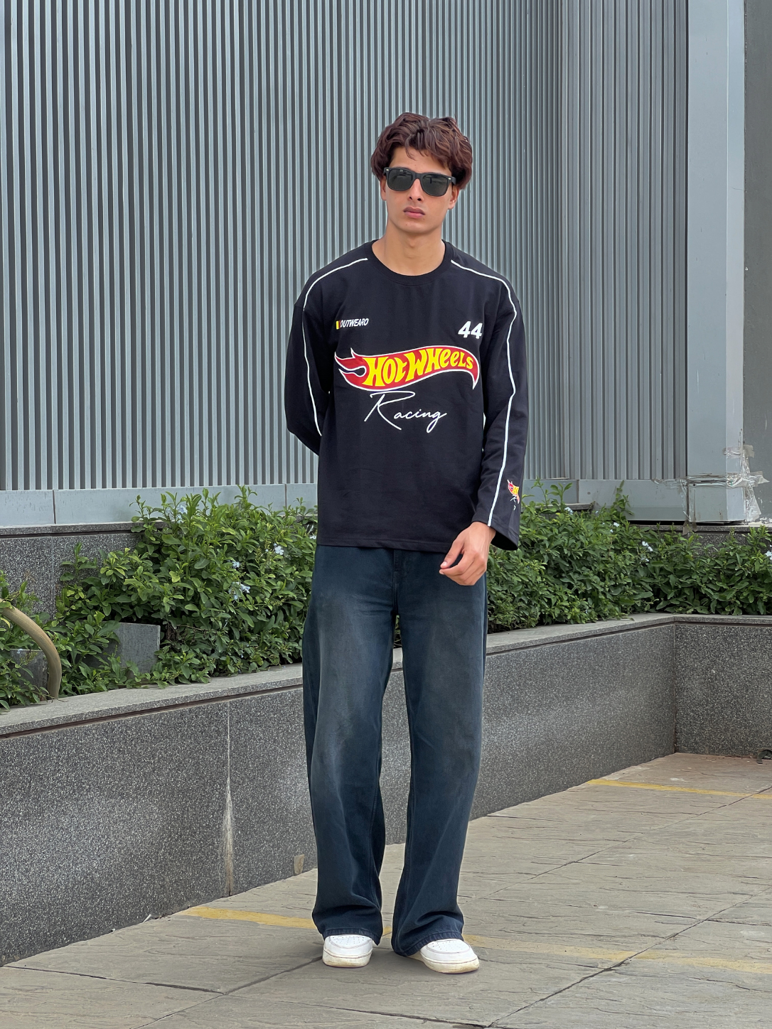 Hotwheels Piping Full sleeve Black