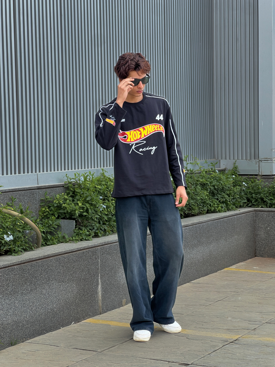 Hotwheels Piping Full sleeve Black