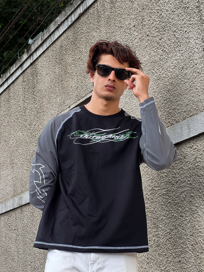 Fivethread Reglan sleeve Full sleeve Black