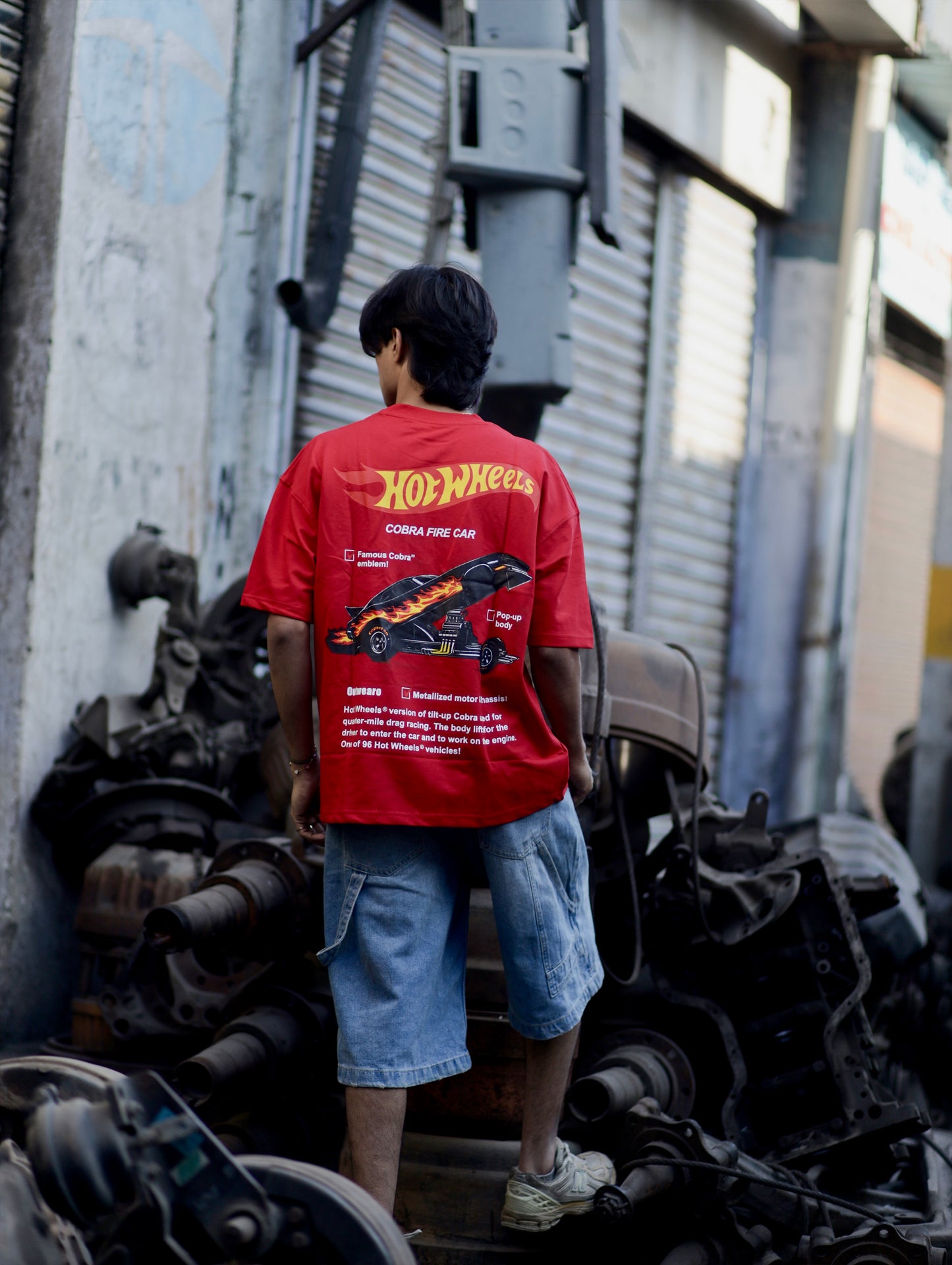 Hotwheels Oversized tshirt RED
