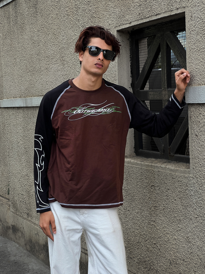 Fivethread Reglan sleeve Full sleeve brown