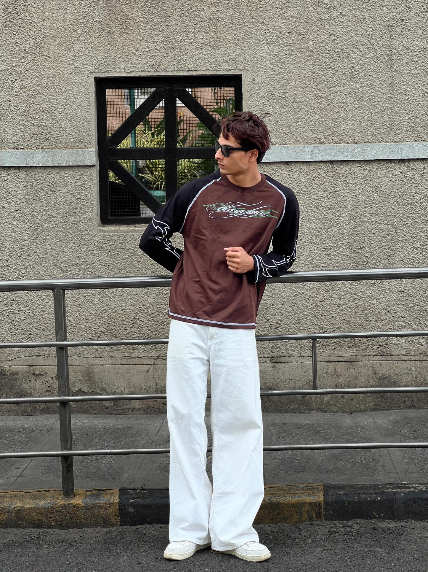 Fivethread Reglan sleeve Full sleeve brown