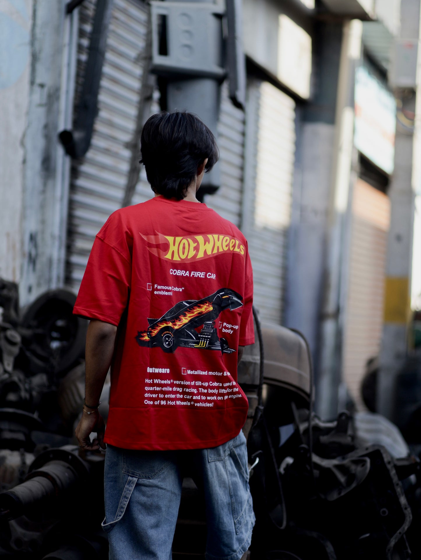 Hotwheels Oversized tshirt RED