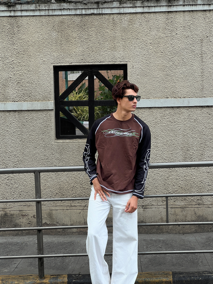 Fivethread Reglan sleeve Full sleeve brown