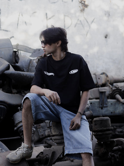Hotwheels Oversized tshirt Black