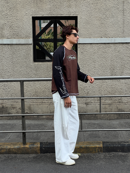 Fivethread Reglan sleeve Full sleeve brown