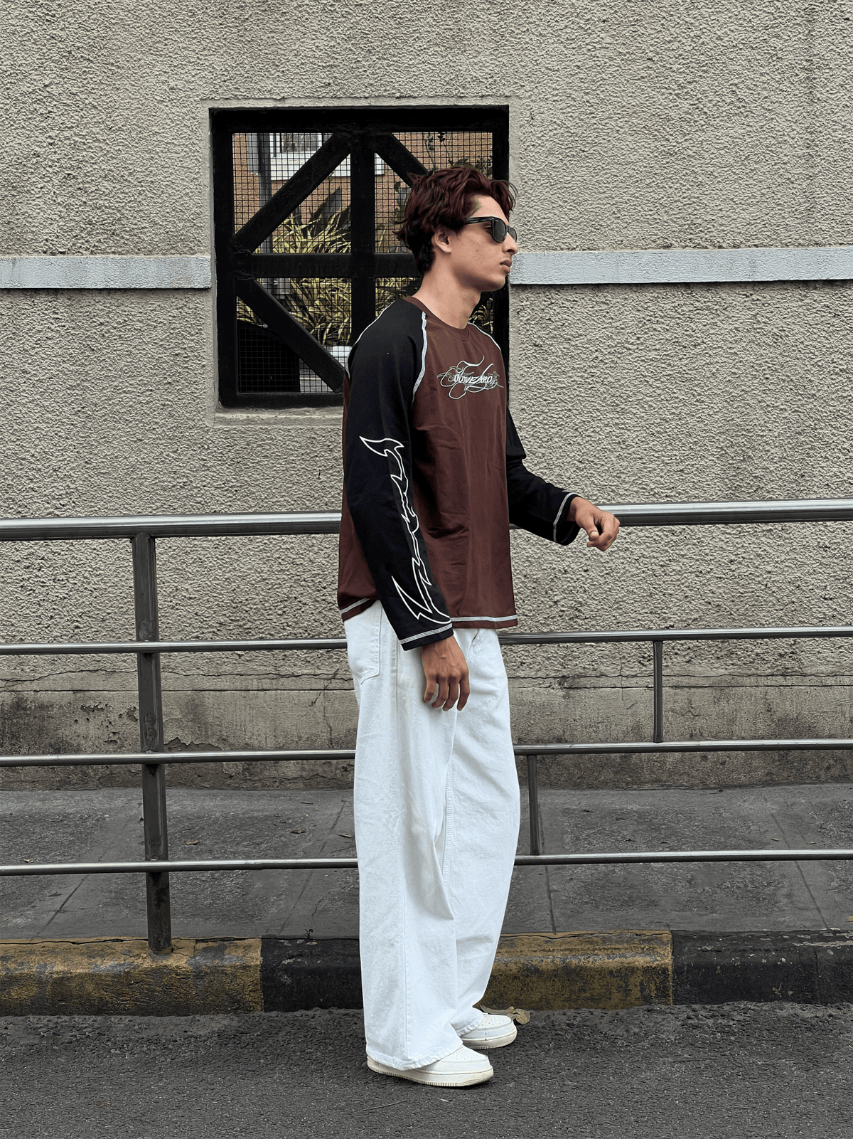 Fivethread Reglan sleeve Full sleeve brown - outwearo