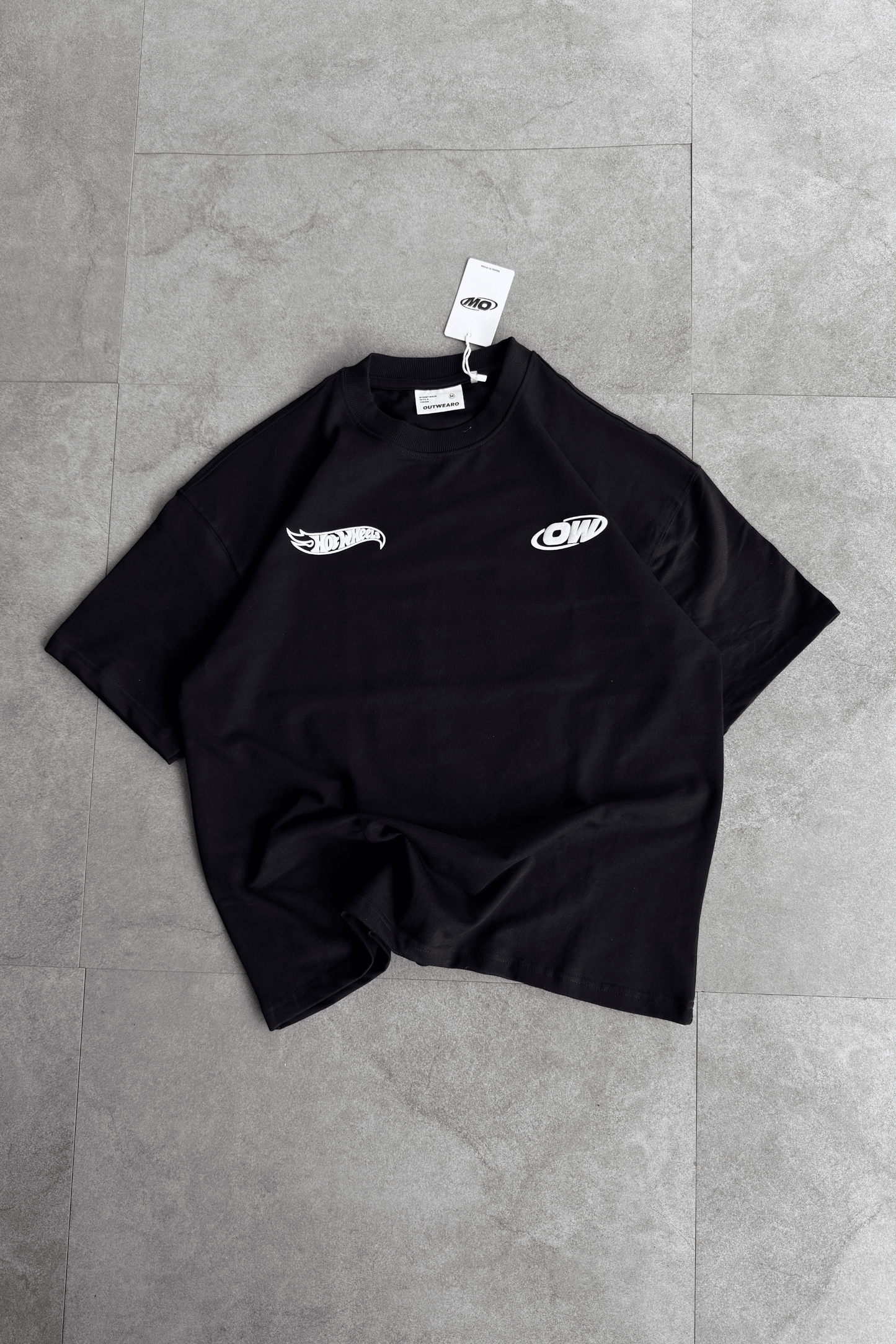 Hotwheels Oversized tshirt Black - outwearo