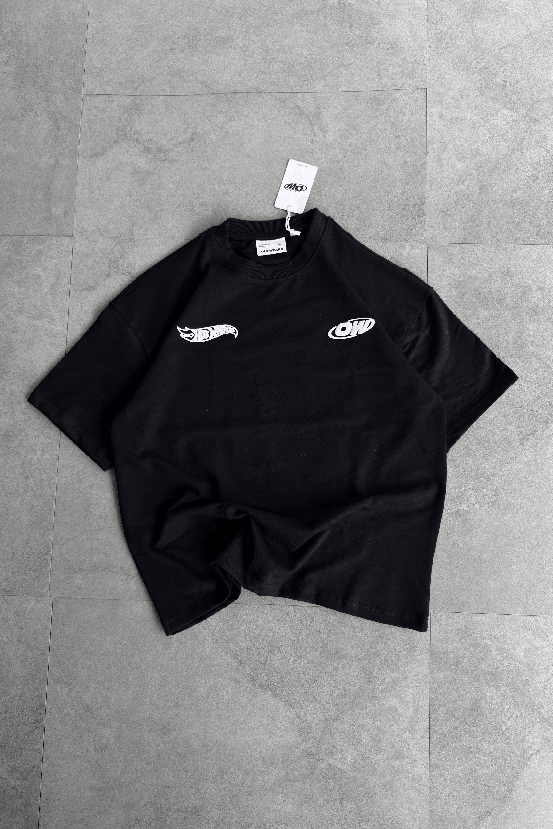 Hotwheels Oversized tshirt Black - outwearo