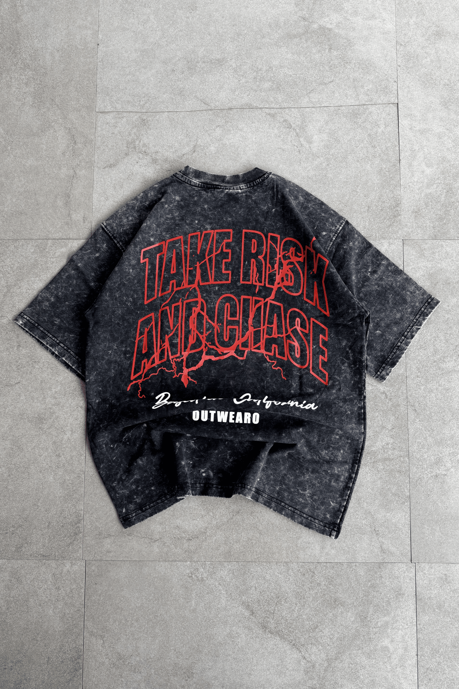 Oversized acid wash Vintage Boxing Tshirt Mohammed ali - outwearo
