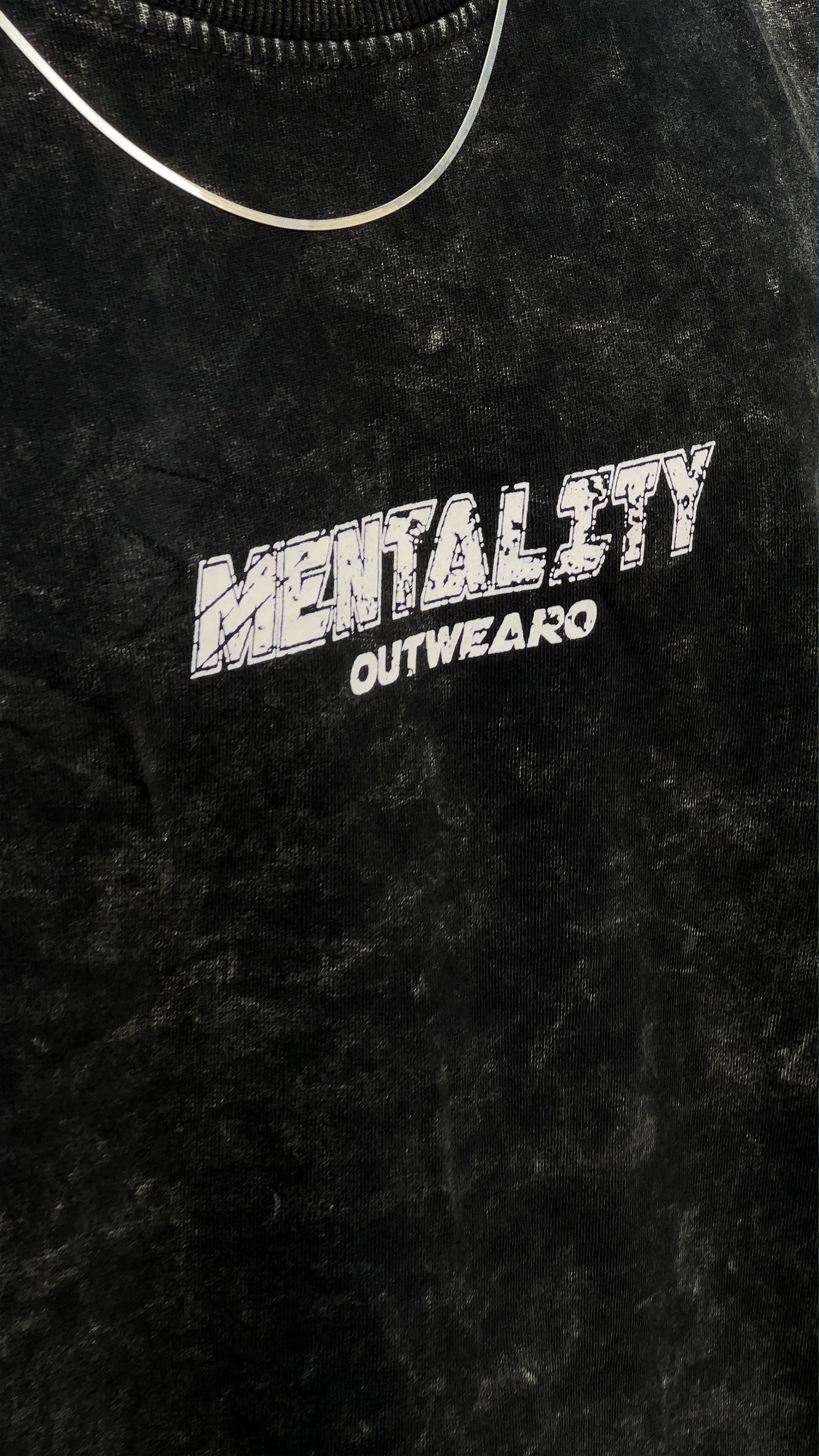 Oversized acide wash Vintage Car Mentality black - outwearo