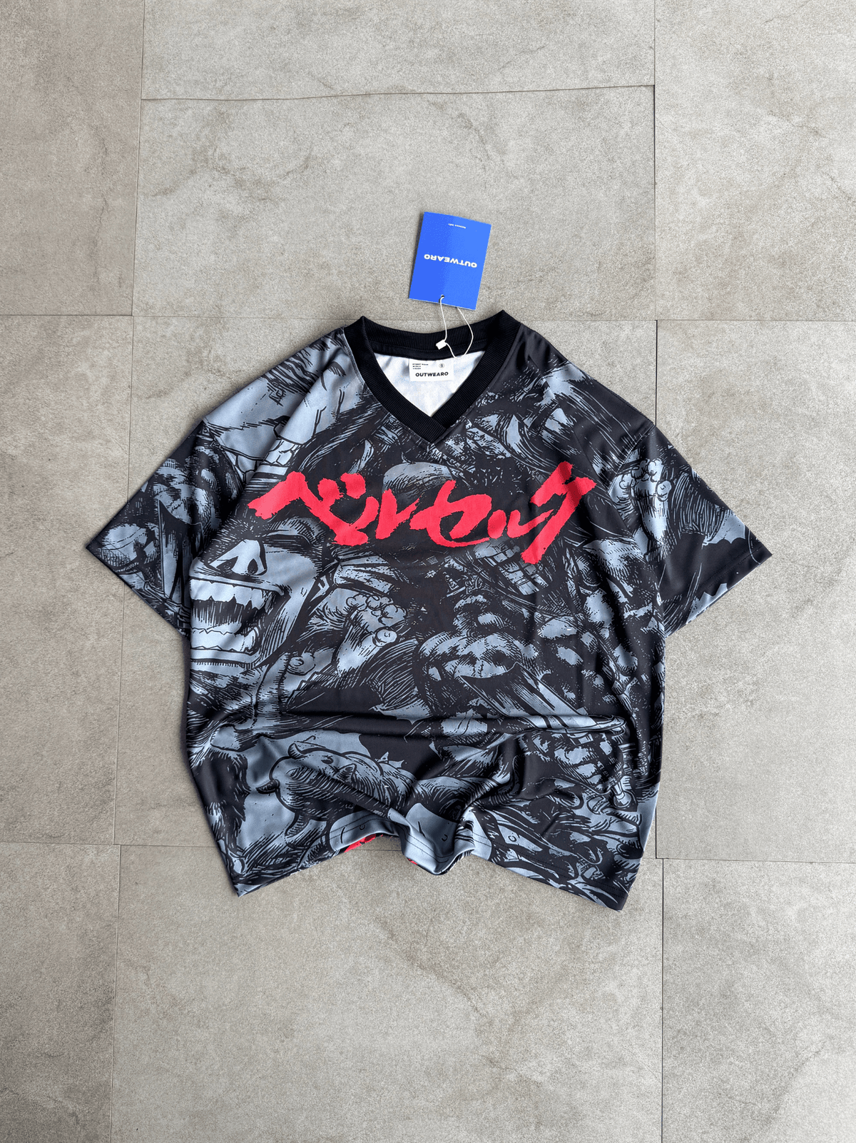 Oversized Anime Jersey GUTZ (Berserk) - outwearo