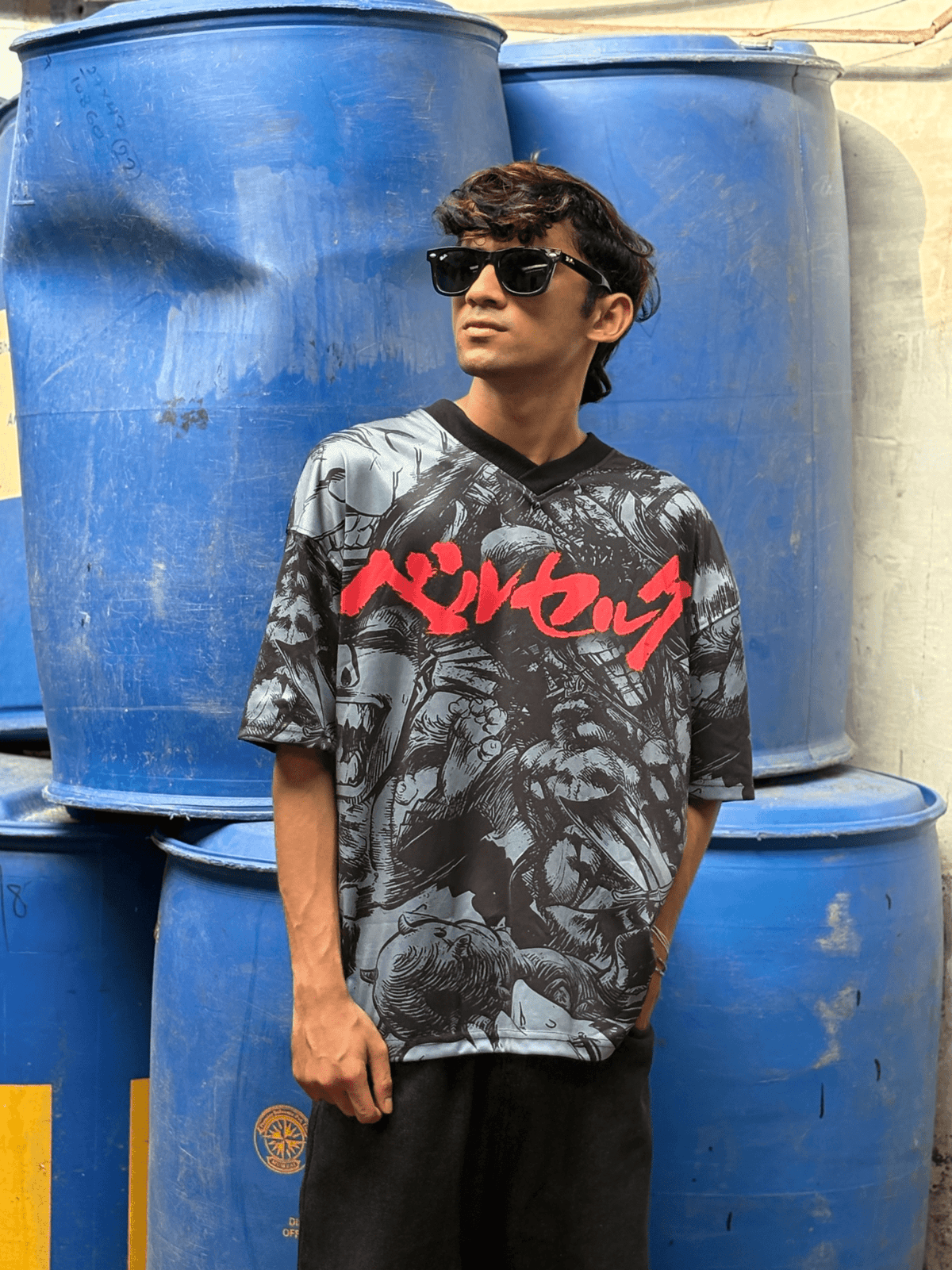 Oversized Anime Jersey GUTZ (Berserk) - outwearo