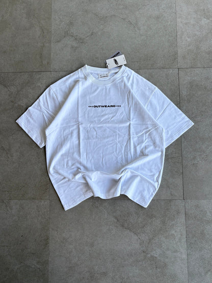 Oversized Sports car Tshirt White - outwearo