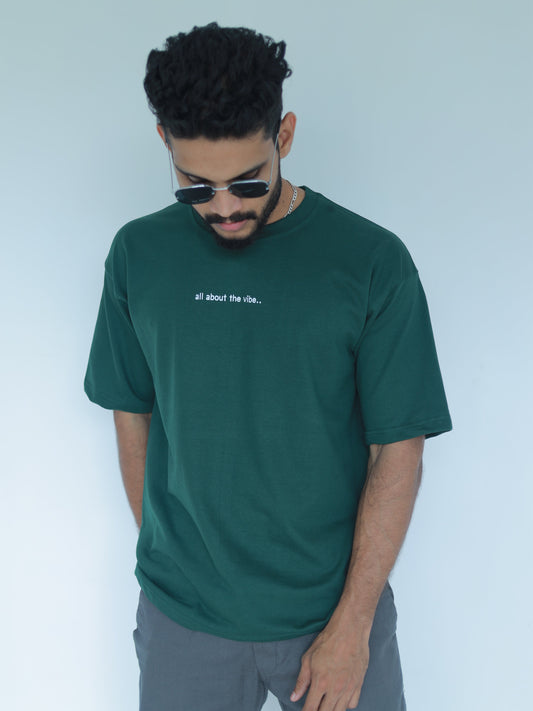 FIvesleeve Standard Tshirt Dark Green - outwearo