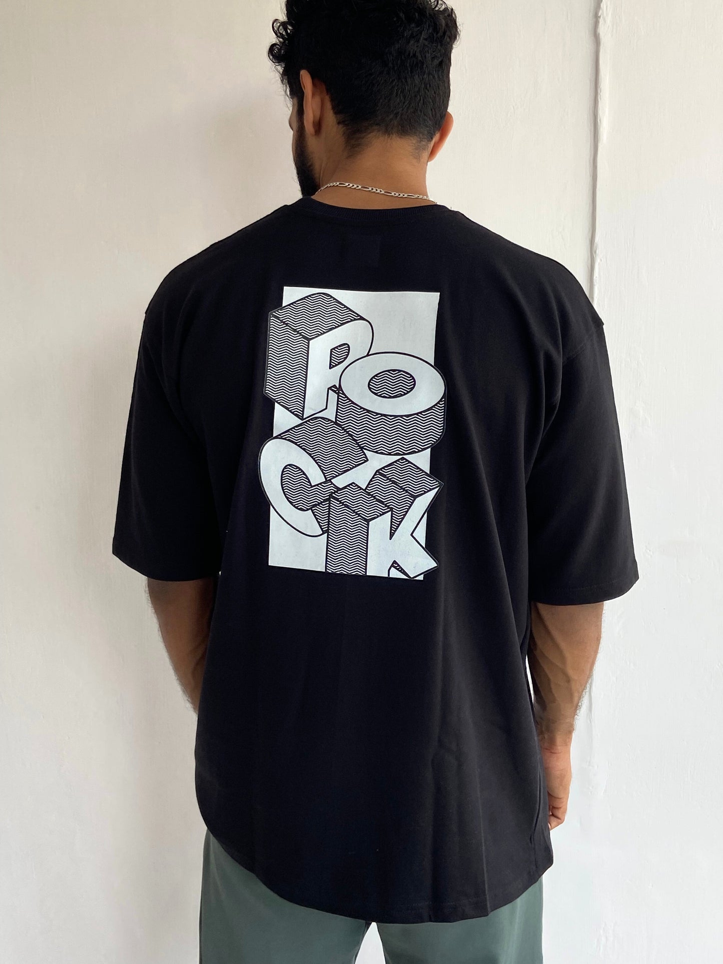 Rock Fivesleeve T shirt Black - outwearo