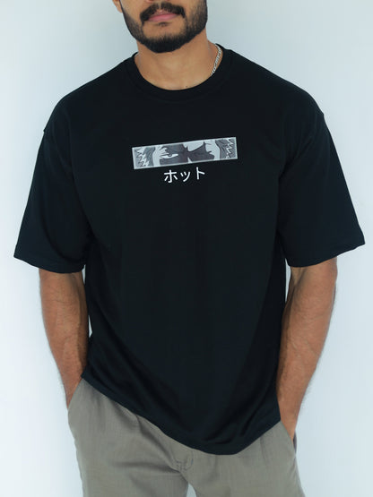 ZORO Anime Fivesleeve Tshirt Black - outwearo